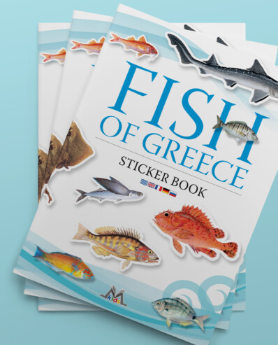 fish of greece, sticker book