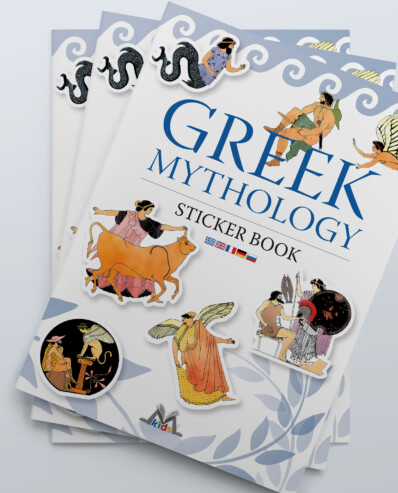 greek mythology, sticker book