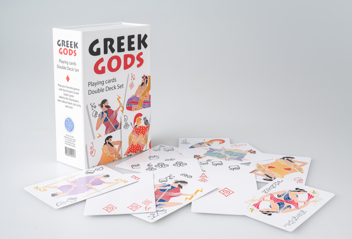 playing cards greek gods