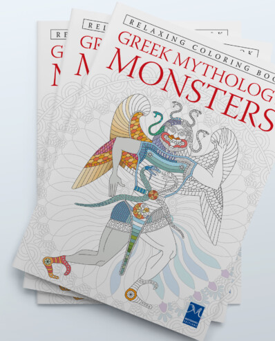 coloring Βook greek mythology monsters
