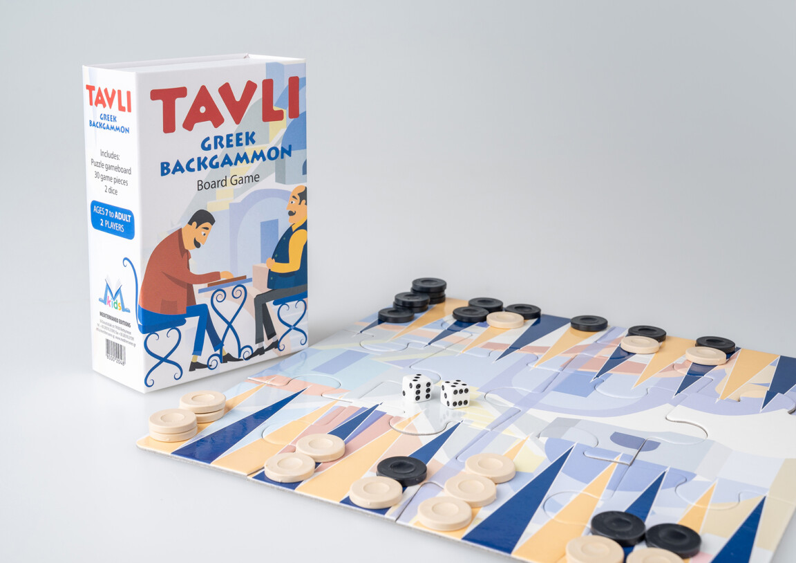 board game tavli greek backgammon