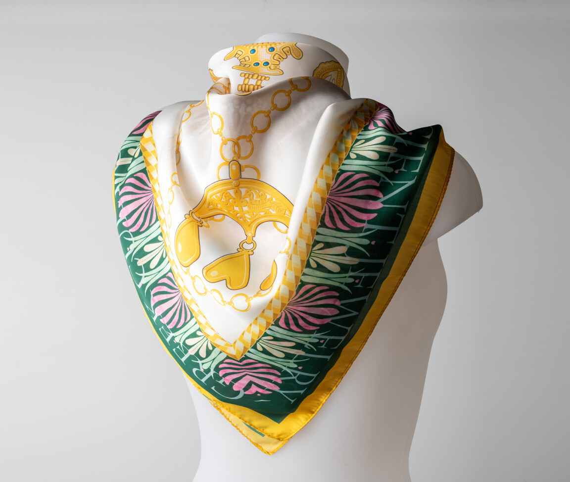 greek treasures chiffon scarf