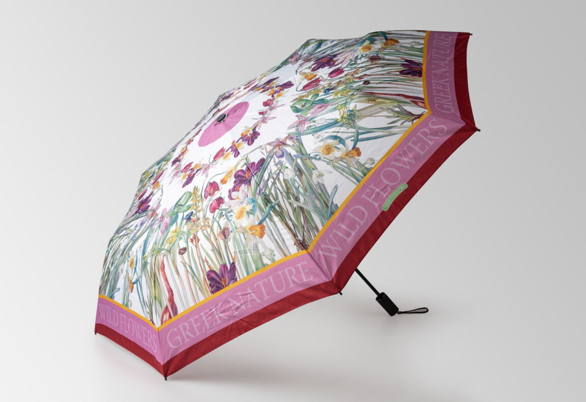 greek wild flowers umbrella