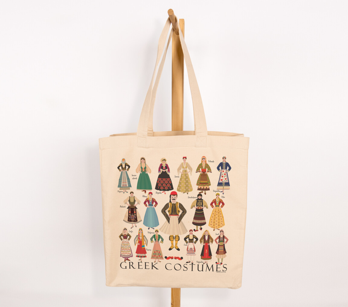 Canvas Bag Greek Costumes