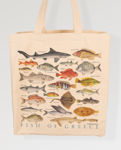 Canvas Bag Fish of Greece
