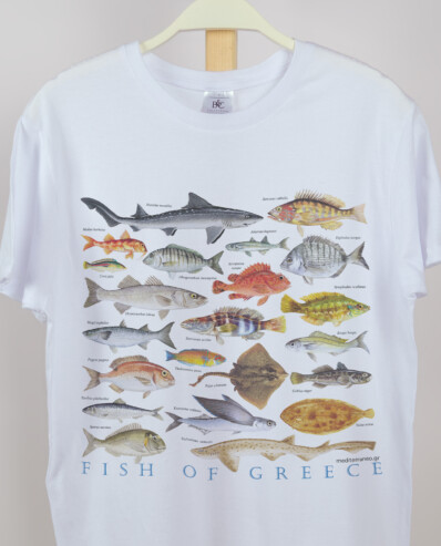 men t shirt (unisex) fish of greece