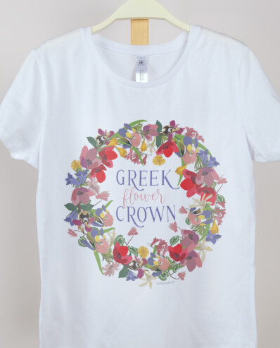 men t shirt (unisex) greek flower crown