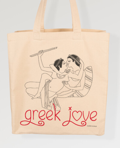 canvas bag greek love