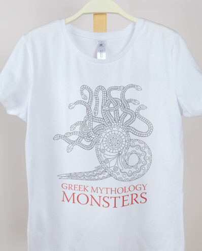 greek monsters hydra female tshirt