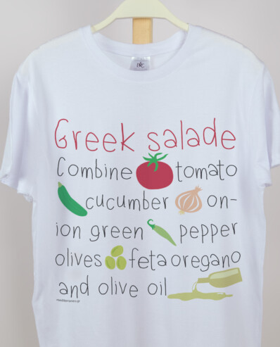 greek salad fmale tshirt