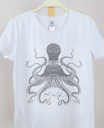 octopus female tshirt