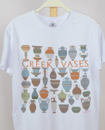 greek vases male tshirt