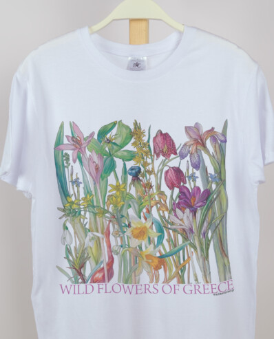 men t shirt (unisex) wild flowers of greece