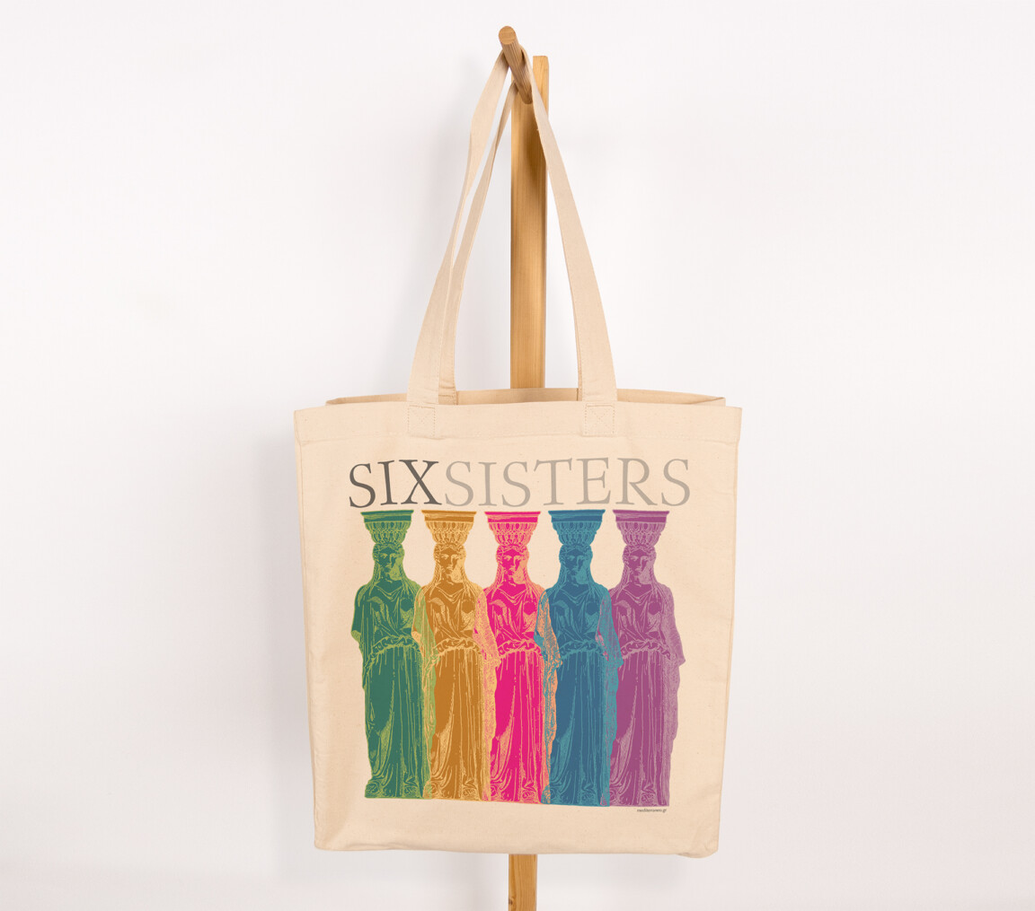 six sisters canvas bag