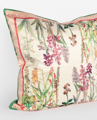 greek orchids pillowcase