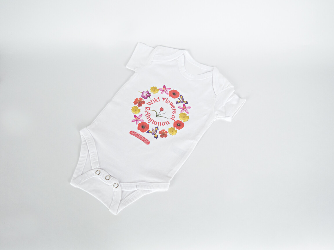 baby body suit rethymnon wild flower