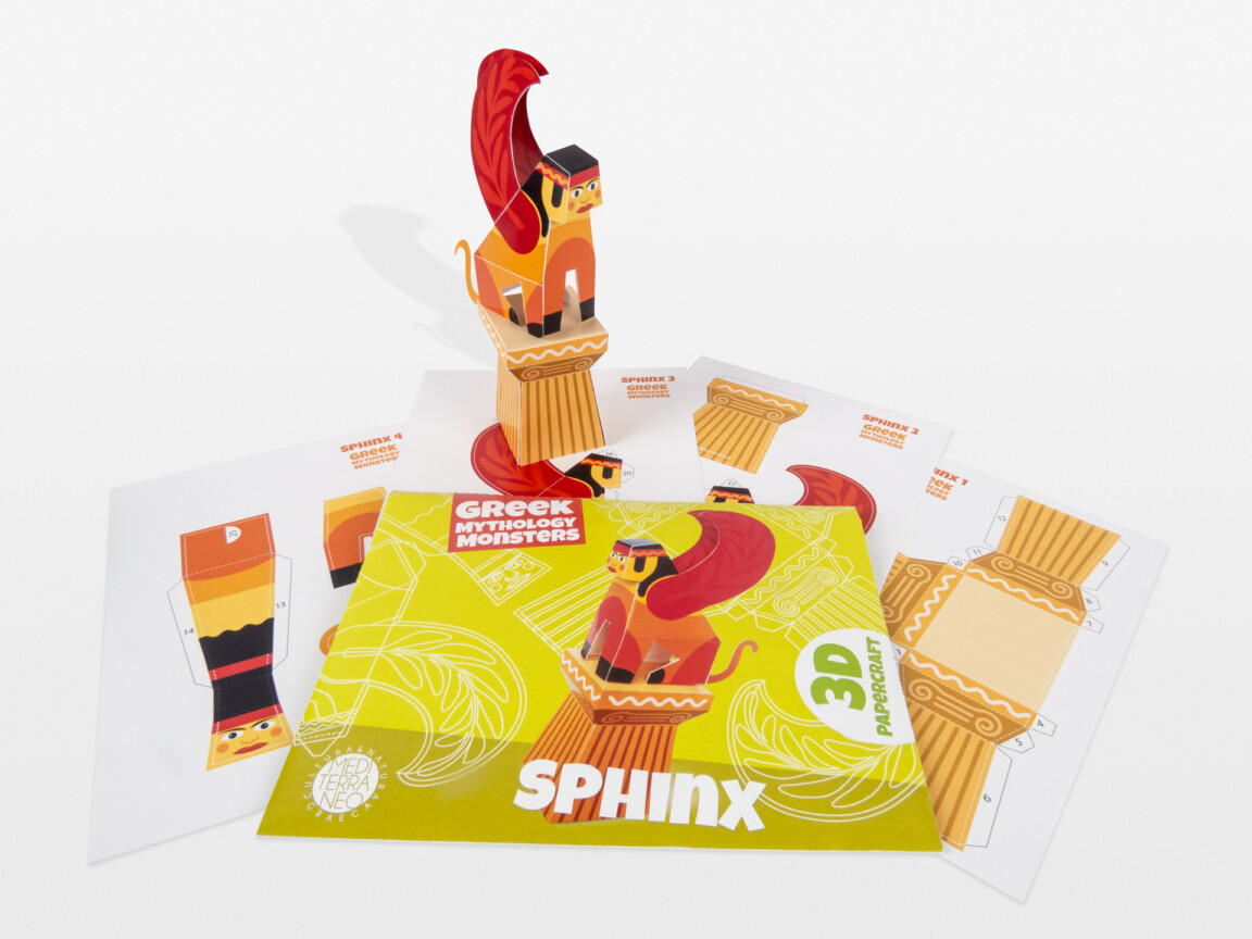 sphinx papercraft