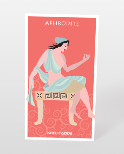 aphrodite postcard greek gods