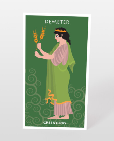 demeter postcard greek gods