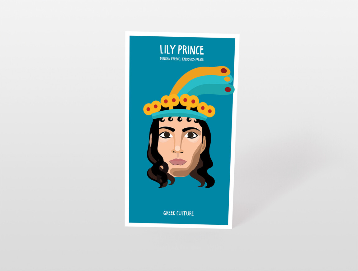lily prince postcard greek culture