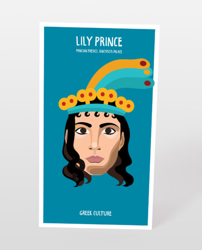 lily prince postcard greek culture