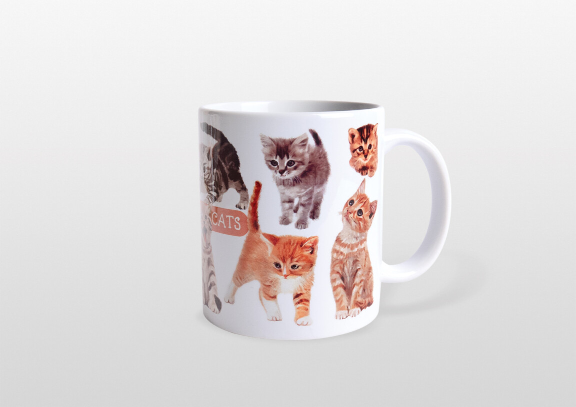 greek cats mug