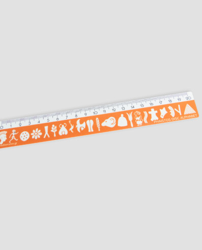 phaistos disk alphabet plastic ruler