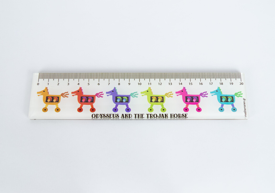 trojan horse acrylic ruler