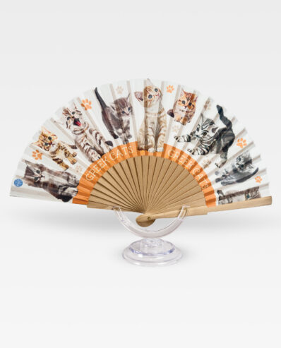 Greek Cats Hand fan