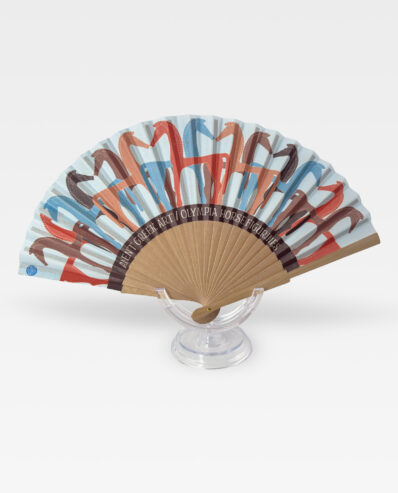 Olympia Horse Figurines Hand fan